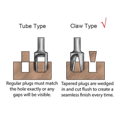 Wood Claw Plug Cutter